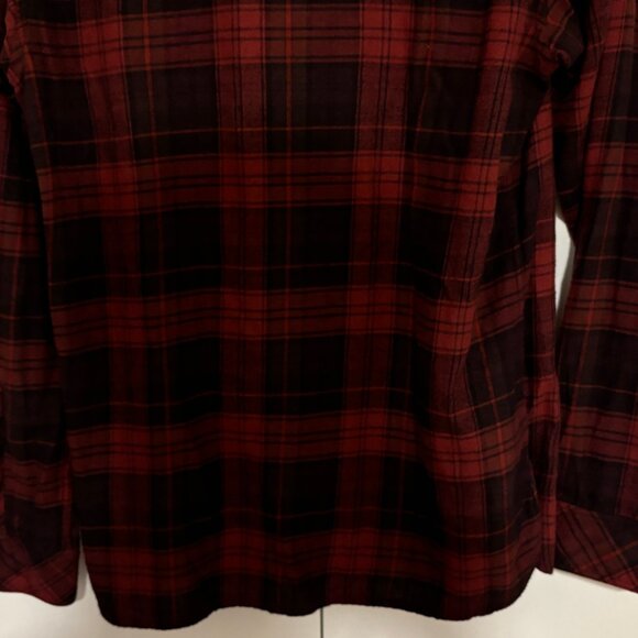 Wings + Horns Checked Plaid Zip Shirt - Small - Picture 5 of 11